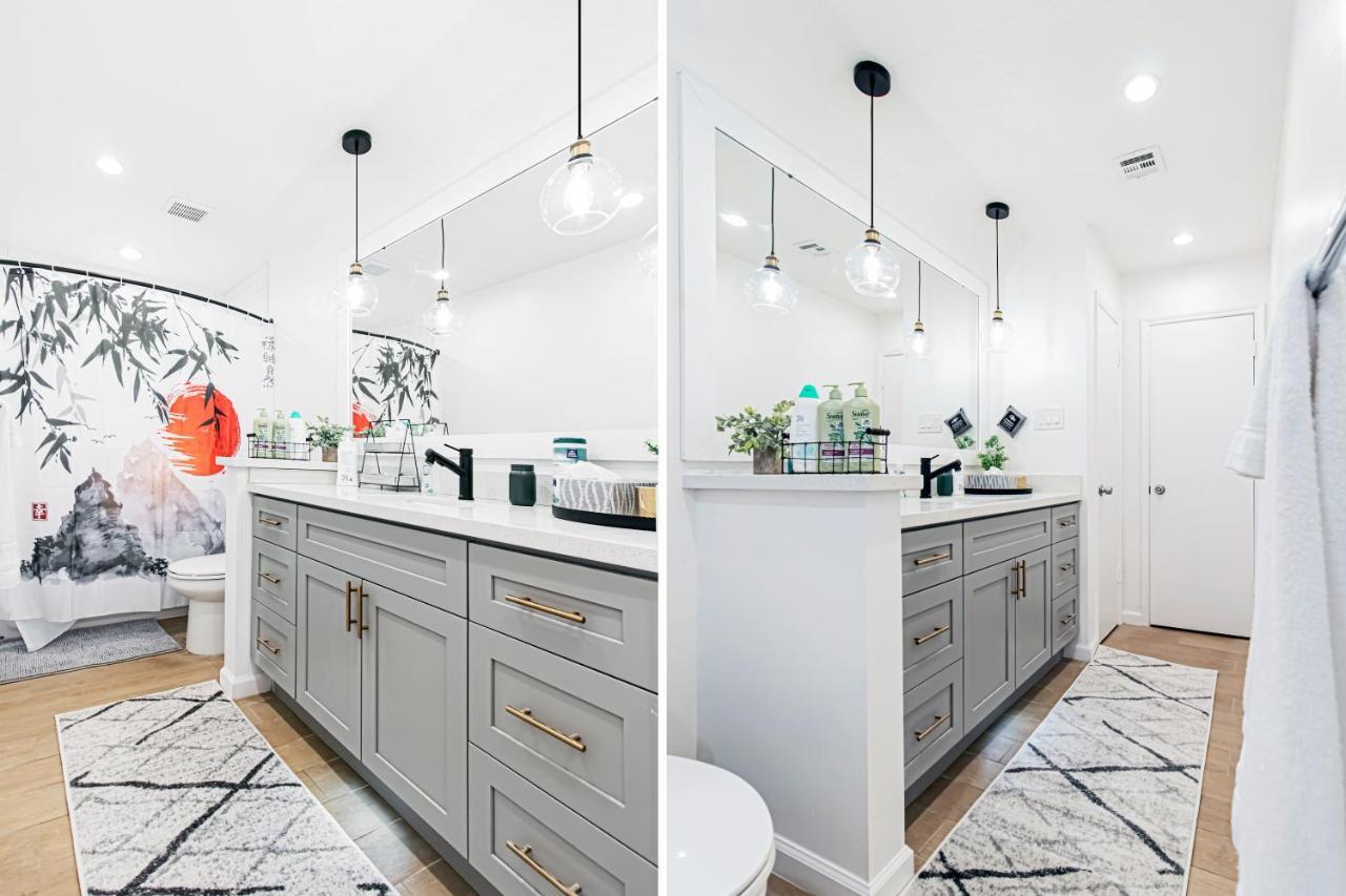 Open Airy Custom Designed Home - 2Kings - Sleeps 14 Houston Exteriör bild